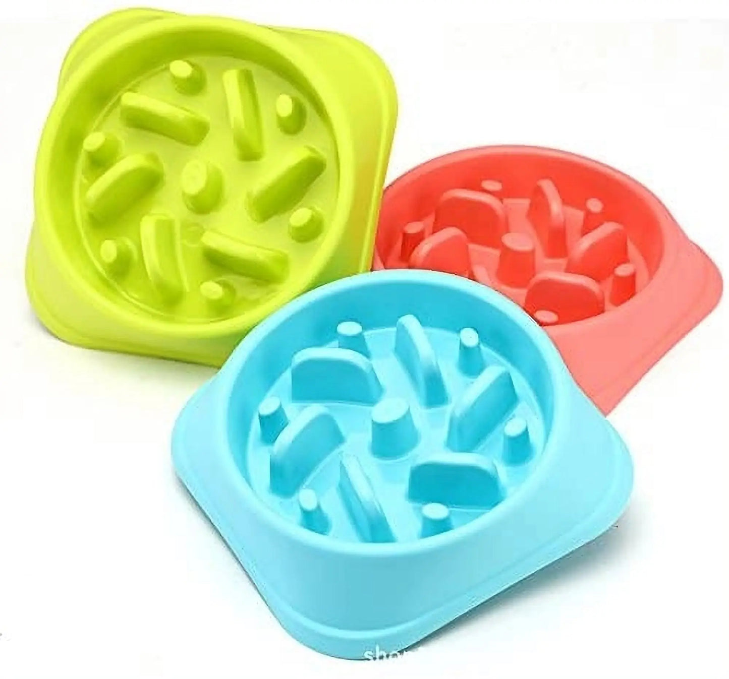 Slow Feeding Bowls For Dogs with Maze Design & Anti-Skid Base Pet Bowl Furry Forrest