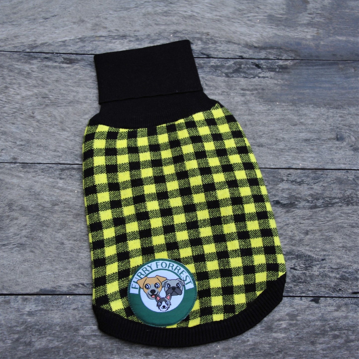 EcoCozy Turtleneck Pet Sweater Furry Forrest