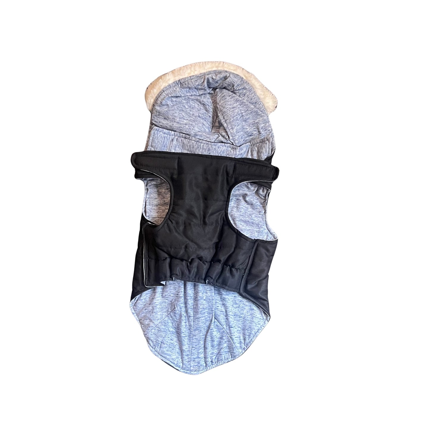 SnugglePaw Polyfill Dog Jacket Furry Forrest  Black / 34